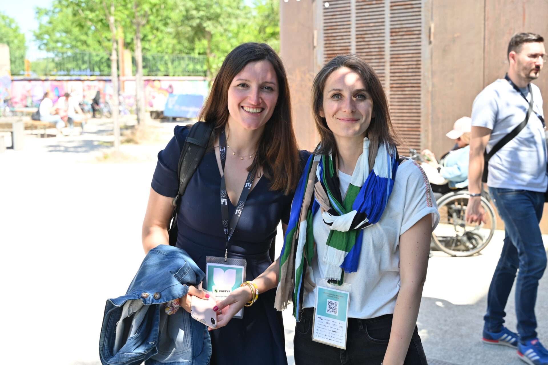 Les 2 fondatrices de POPEYS, Jade Rockenstrocly et Manon du Crest apprécient les rencontres et échanges à zero to one