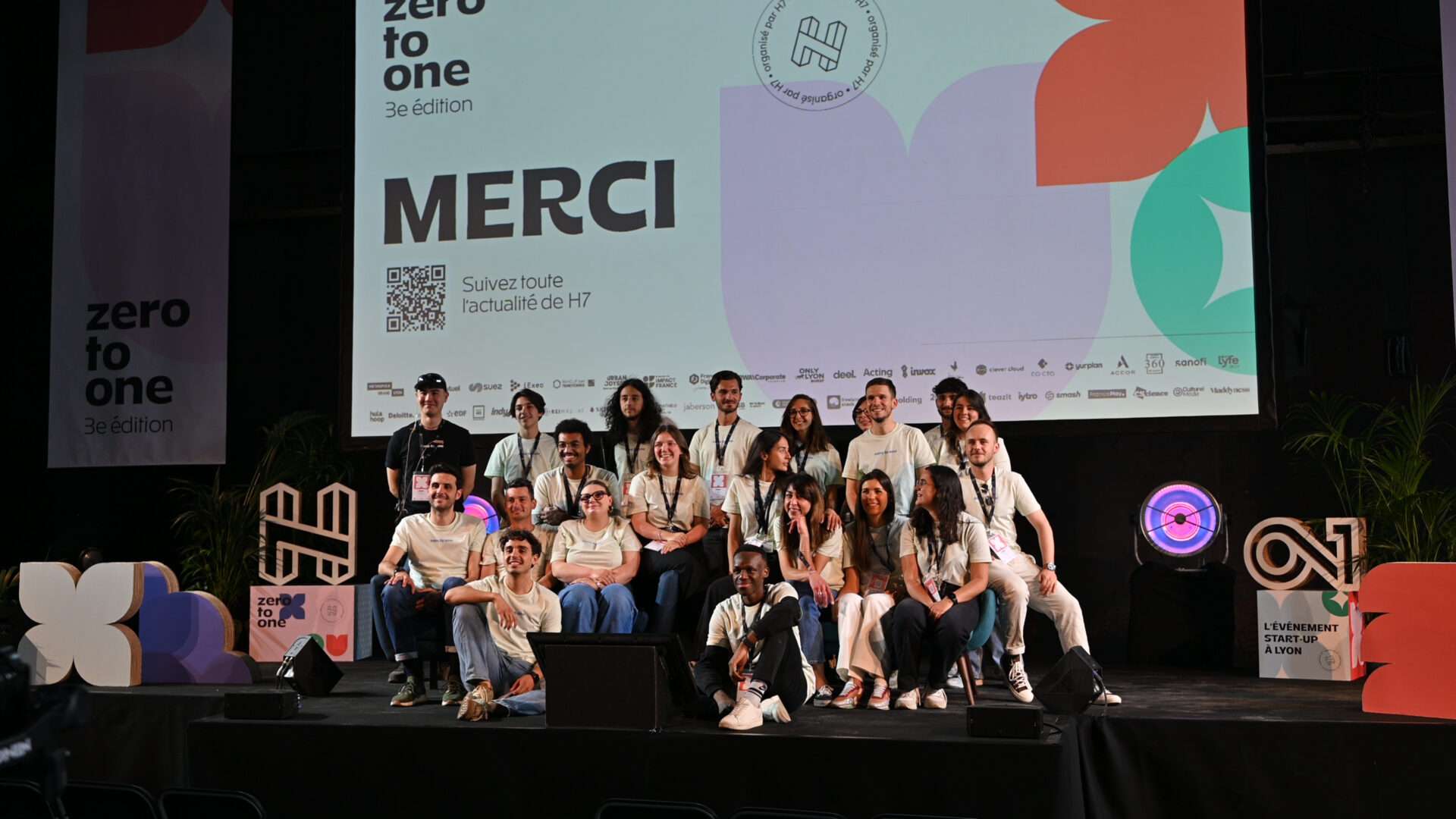 ils sont content de la réussite de l’événement startup à Lyon 