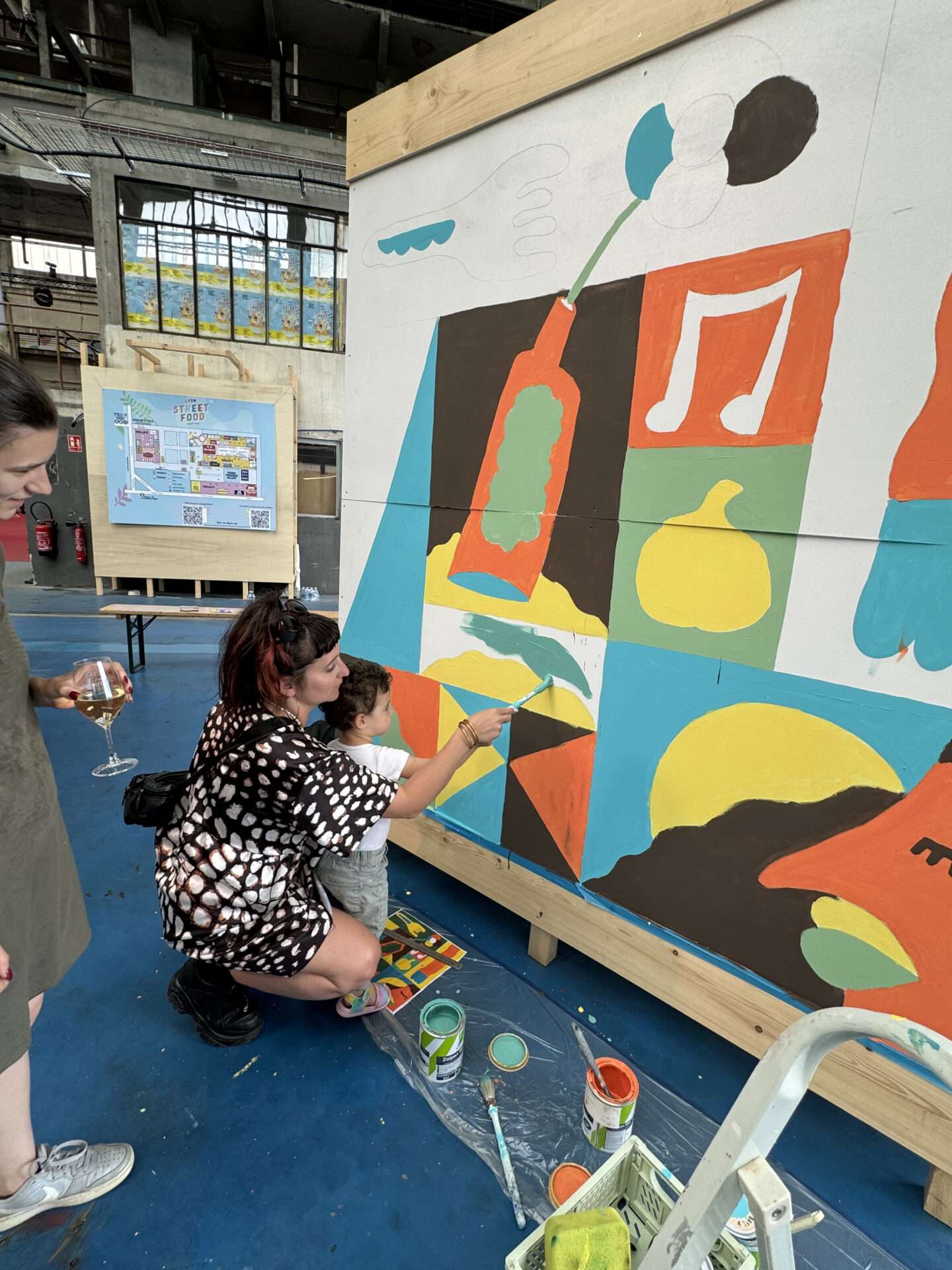 Lyon Street Food Festival -atelier peinture