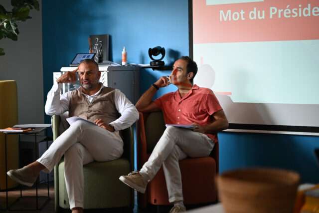 Simon Hoayek, président FormaSup, fondateur de BYBLOS GROUP, Olivier Marion, directeur général de FormaSup