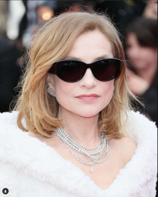 Isabelle Huppert - crédit photo : photo prise sur le compte insta de Isabelle Huppert