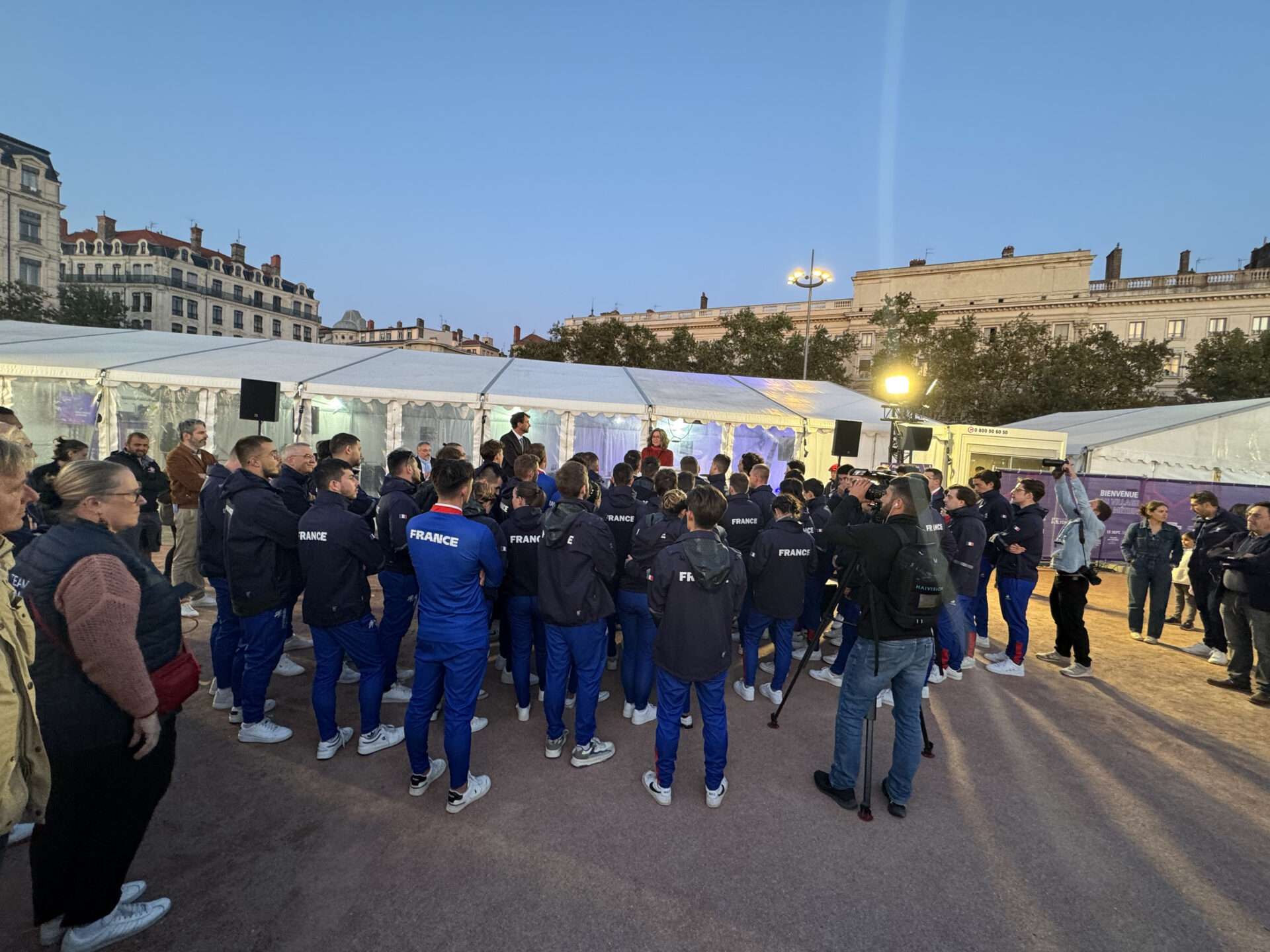 WorldSkills Lyon 2024, accueil équipe de France