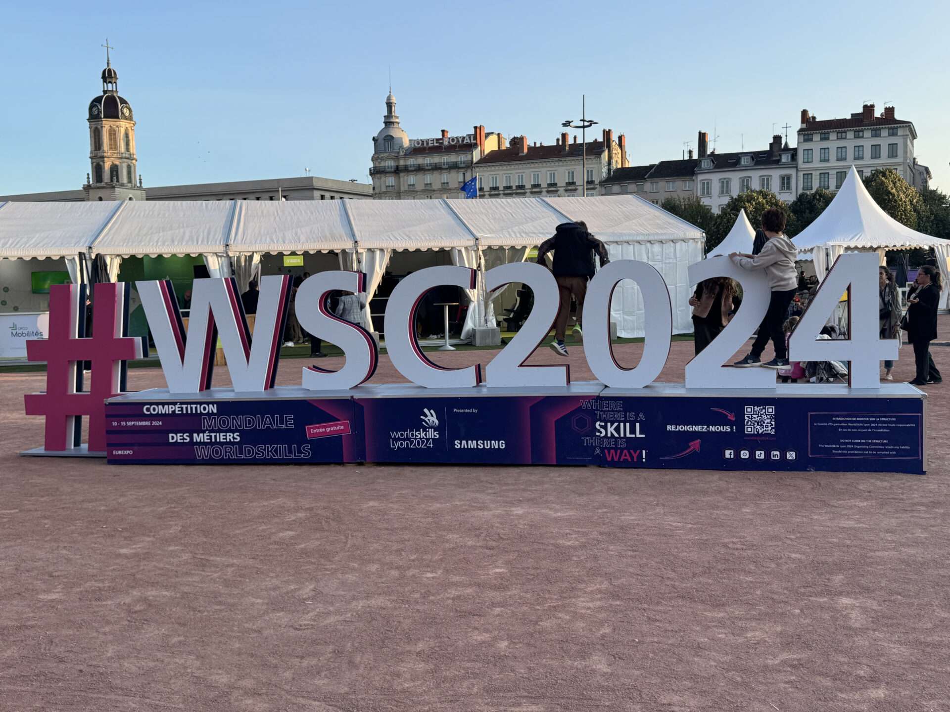 WorldSkills Lyon 2024 -place Bellecour