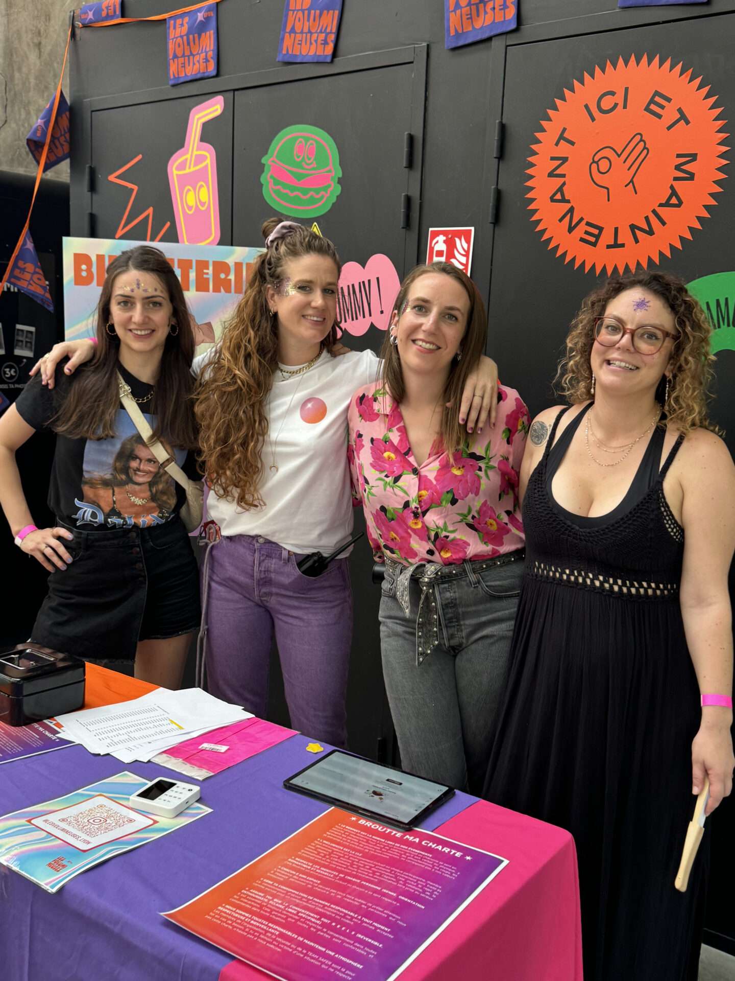 Louise BONNIEL CHALIER avec la team les volumineuses Lyon