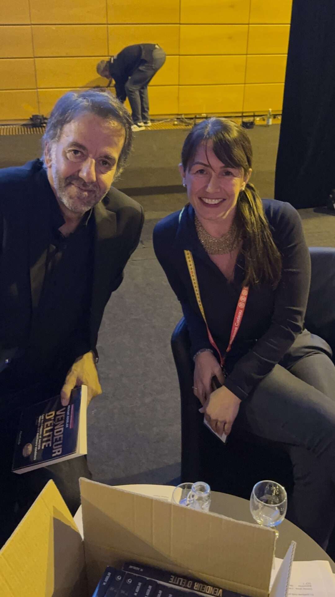 Mickael AGUILAR a donné envie à Julie RODRIGUES de venir à Lyon ! Elle était très émue. 