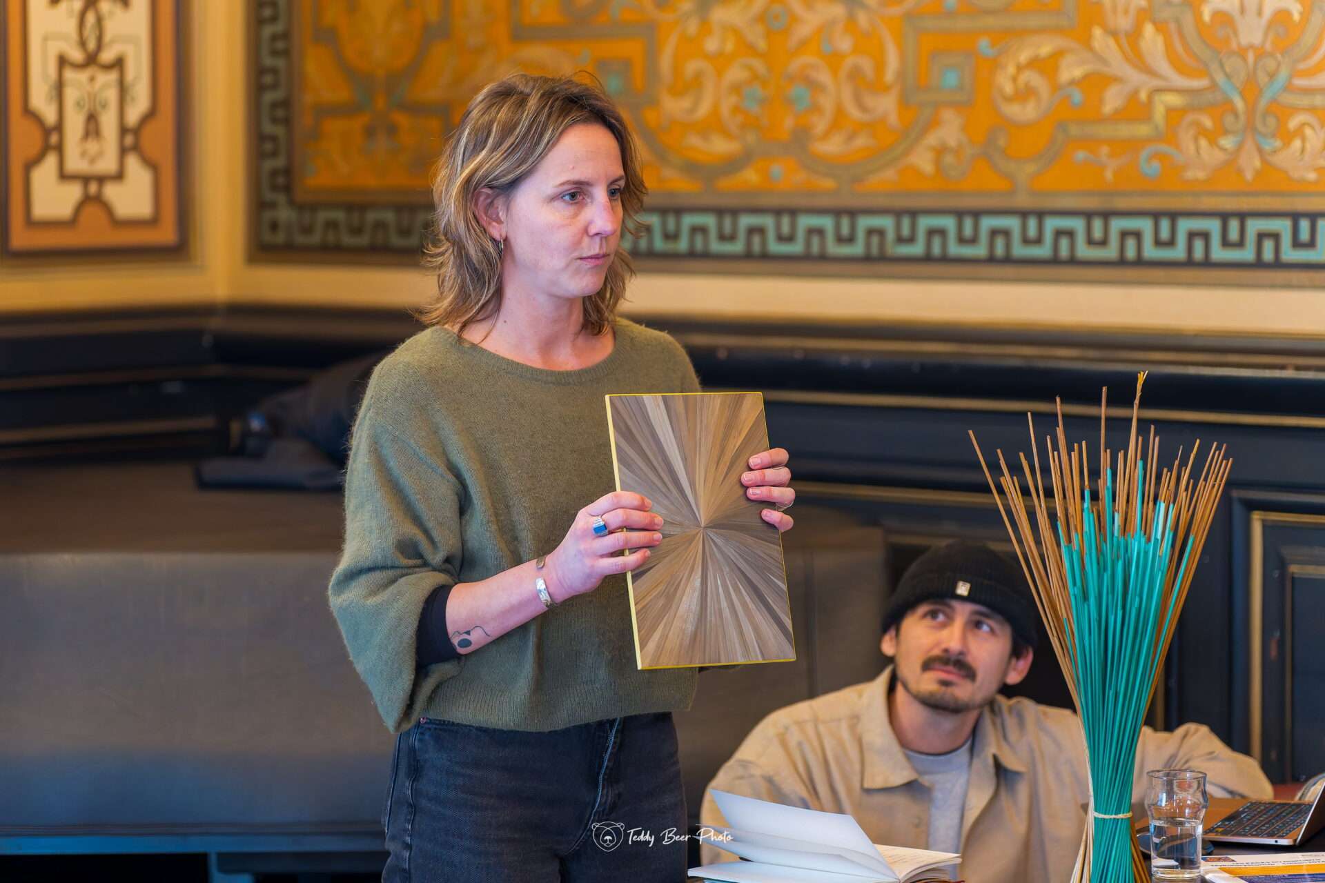 Justine Angot, fondatrice de Justine Ebénisterie