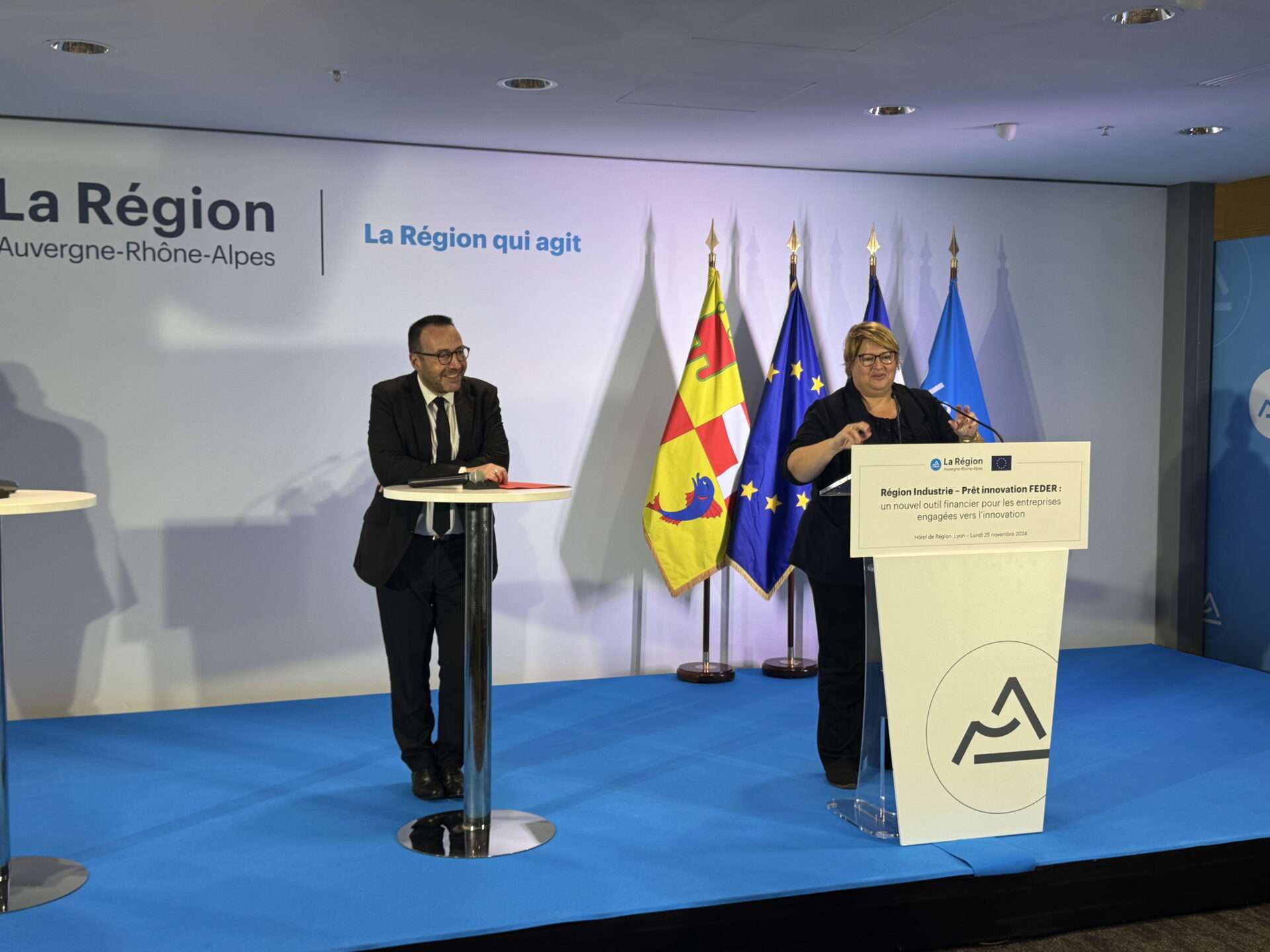 Stéphanie PERNOD, 1ère Vice-présidente de la Région Auvergne-Rhône-Alpes déléguéel’économie, à la relocalisation, à la préférence régionale et au numérique