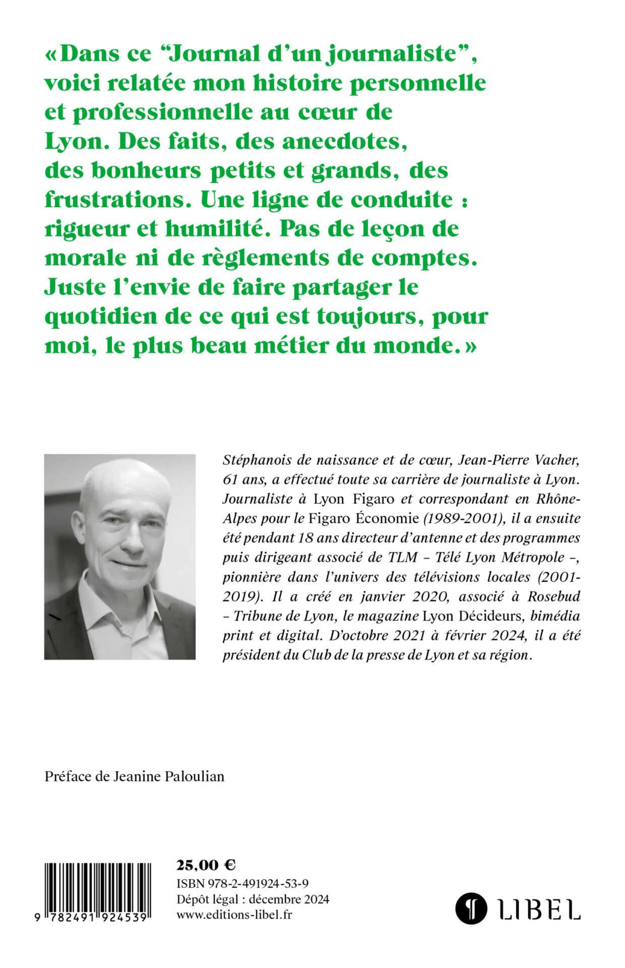 Jean-Pierre Vacher sort son livre Au diable les journalistes !