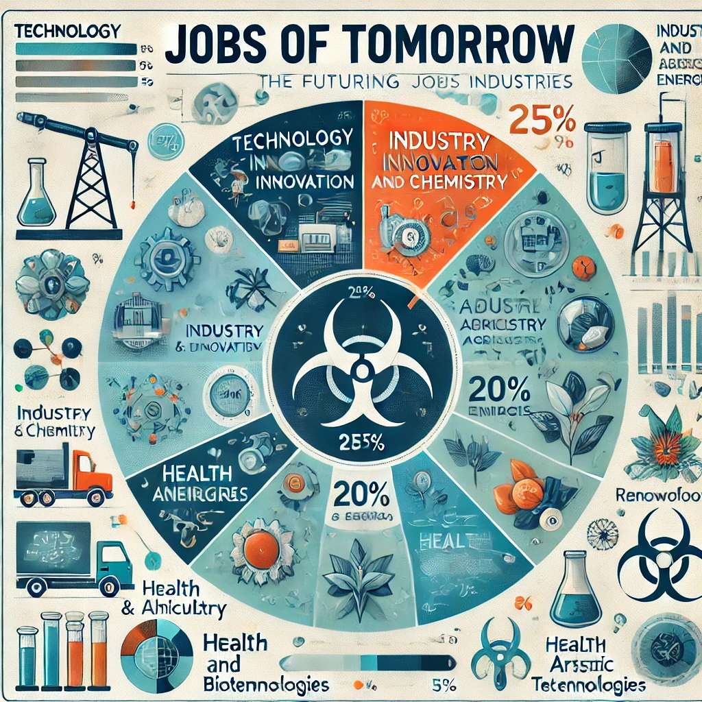 infographie les metiers de demain