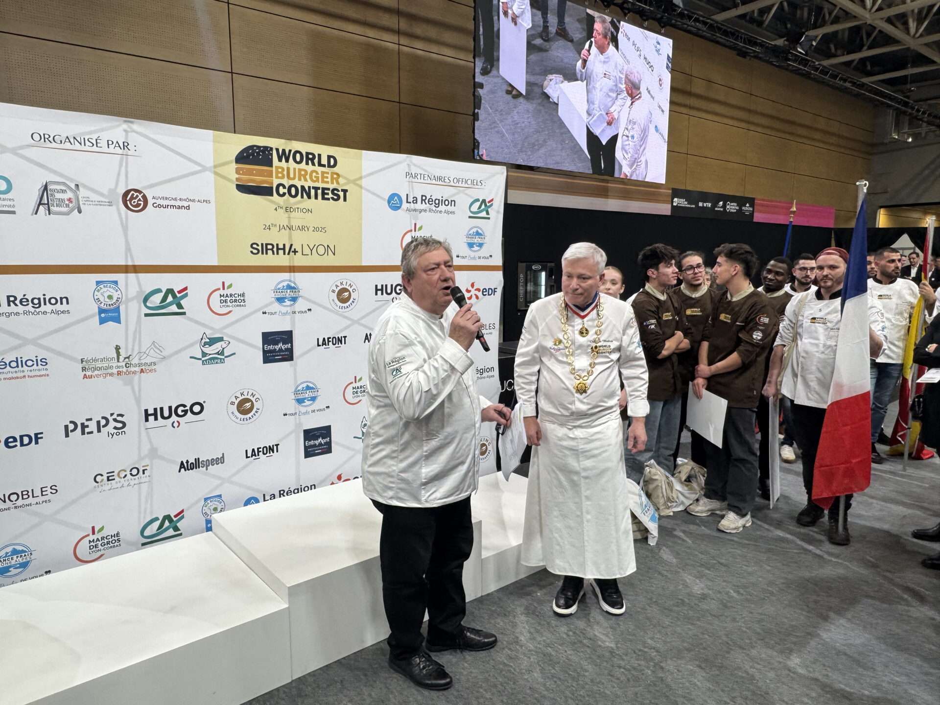 Bruno Cabut, président des métiers de bouche Auvergne-Aples et chevalier dans l’ordre du Mérite