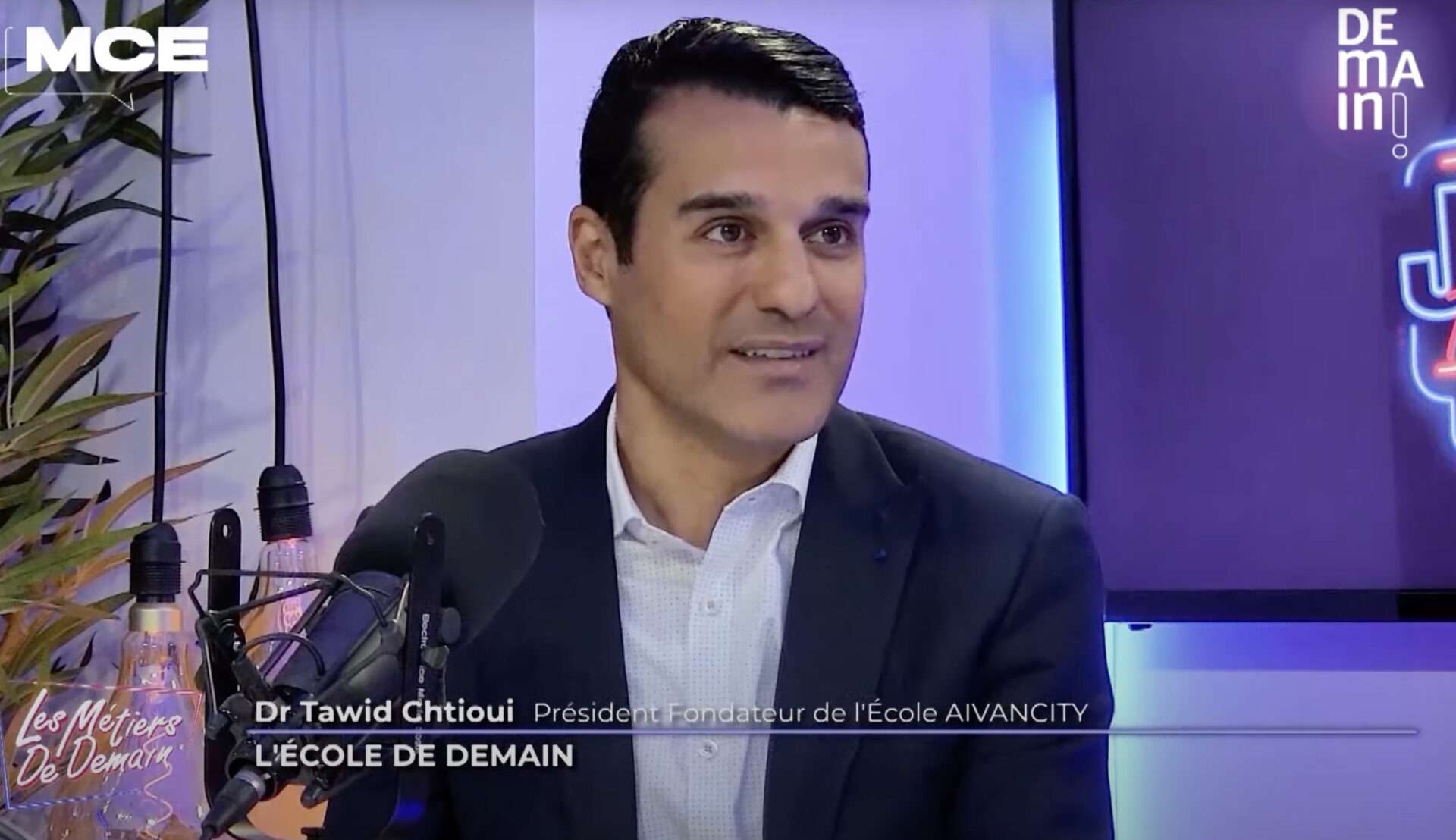 Dr Tawhid Chtioui, président fondateur AIVANCITY - Métiers de Demain IA