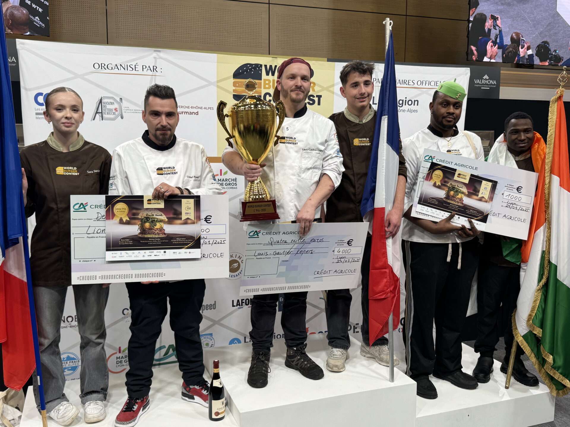World Burger Contest 2025 au Sirha Lyon - lauréats