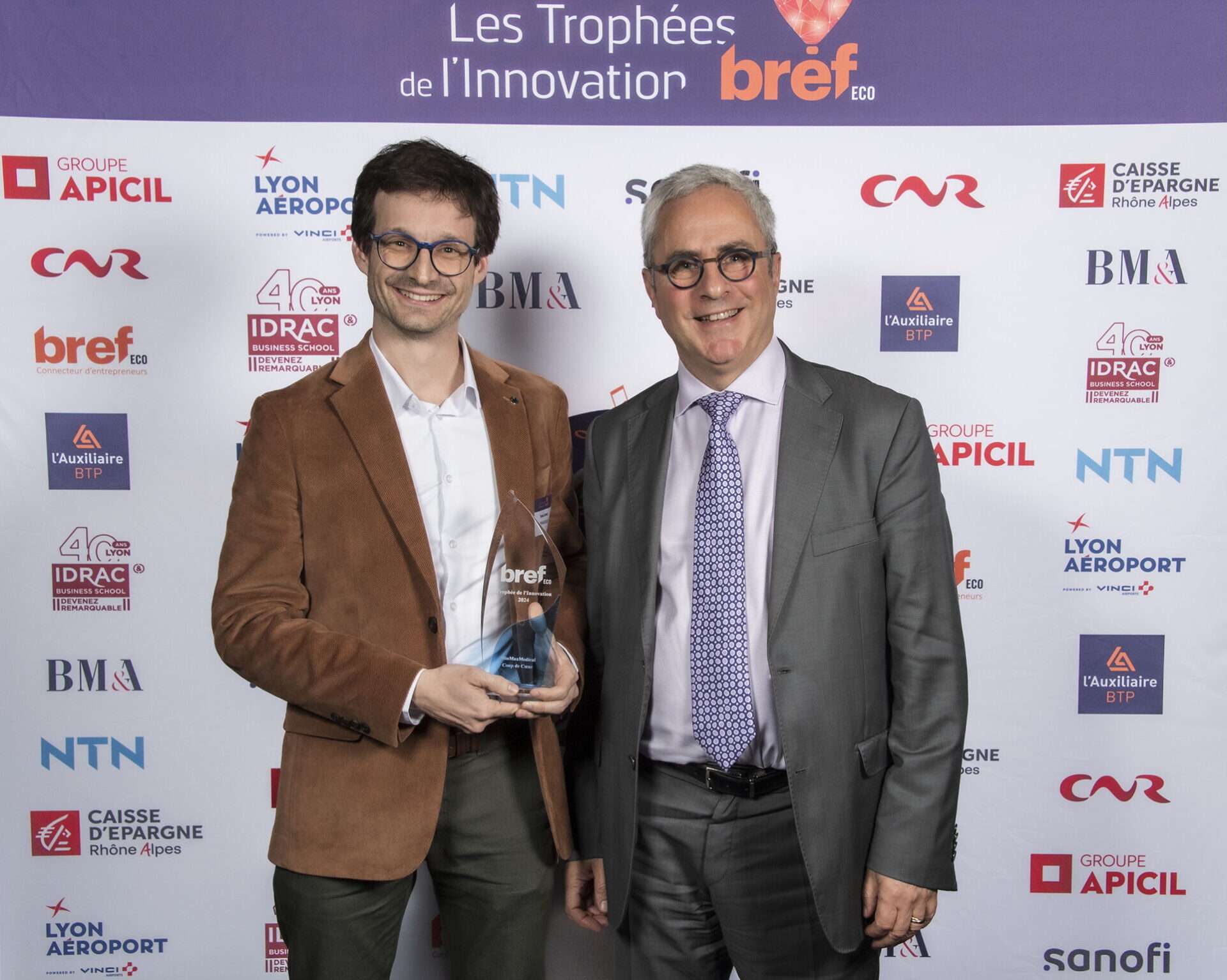 MinMaxMedical (Thomas Lonjaret) a conquis le jury avec son projet audacieux, décrochant le prix « Coup de cœur »