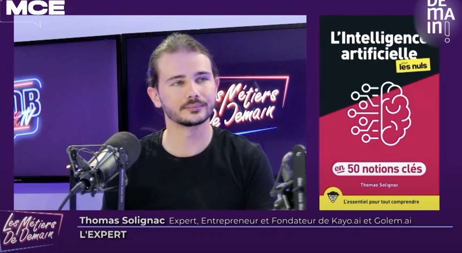 Thomas Solignac, fondateur de GOLEM.AI