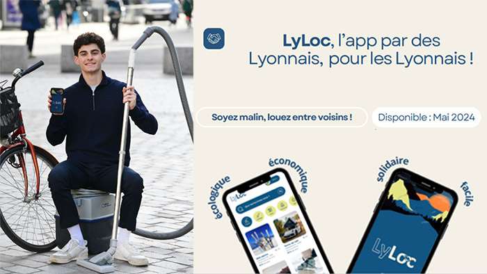 LyLoc, appli de location objets entre particuliers à Lyon
