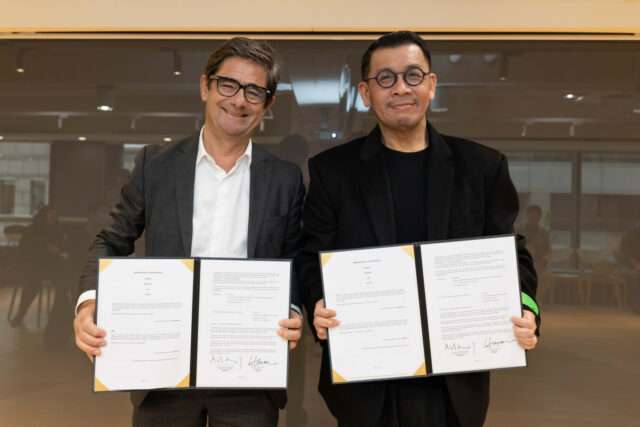 Signature French Touch et TAICCA -Nicolas Dufourcq, Directeur général de Bpifrance et Homme TSAI, Président de la TAICCA