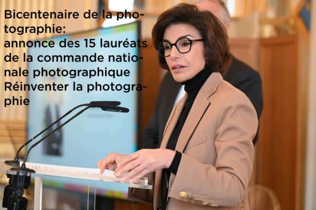 Rachida Dati - Bicentenaire de la photographie: annonce des 15 lauréats de la commande nationale photographique Réinventer la photographie
