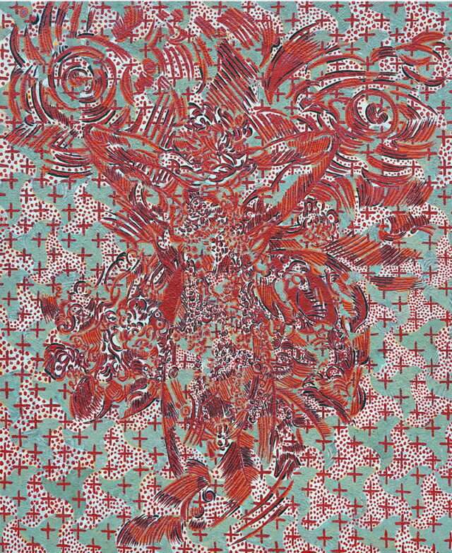 "François Rouan. Autour de l'empreinte" au musée des Beaux-Arts