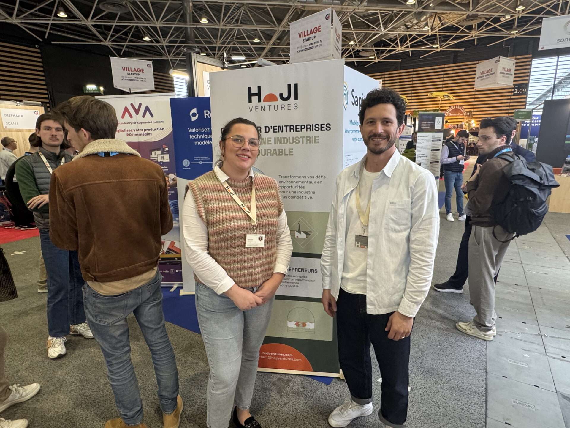 Jean-Christophe Berne et sa team Hoji à Global Industrie