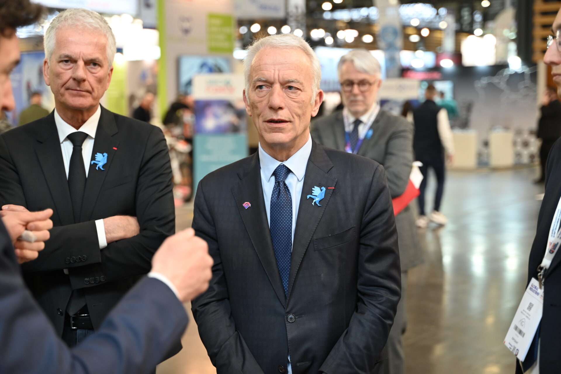Jean-Luc Raunicher, Président du MEDEF Auvergne-Rhône-Alpes, etPatrick Martin, président du Medef