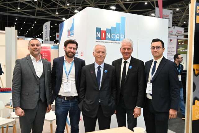 Jean-Philippe Termoz, (Nincar), Romain de Tellier (ARC Industries), Patrick Martin (Medef), Jean-Luc Raunicher, Mathieu Bernard - Global Industrie - #GI25