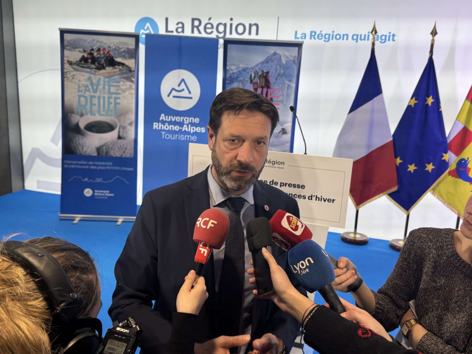 conf de presse Fabrice Pannekoucke-Tourisme en Auvergne-Rhône-Alpes : hiver 2025