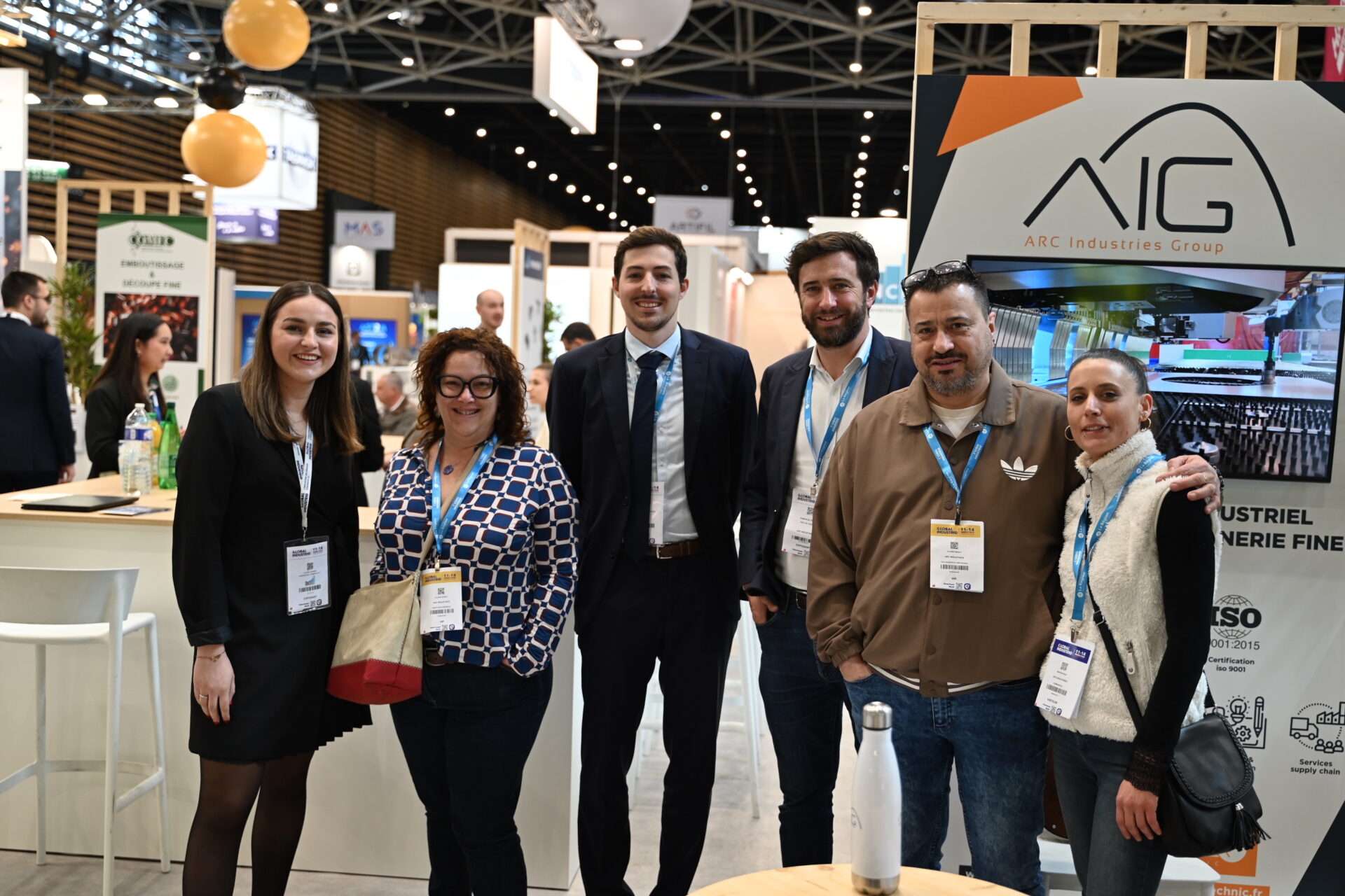 Romain de Tellier avec sa team ARC Industries à Global Industrie 2025 - #GI2025