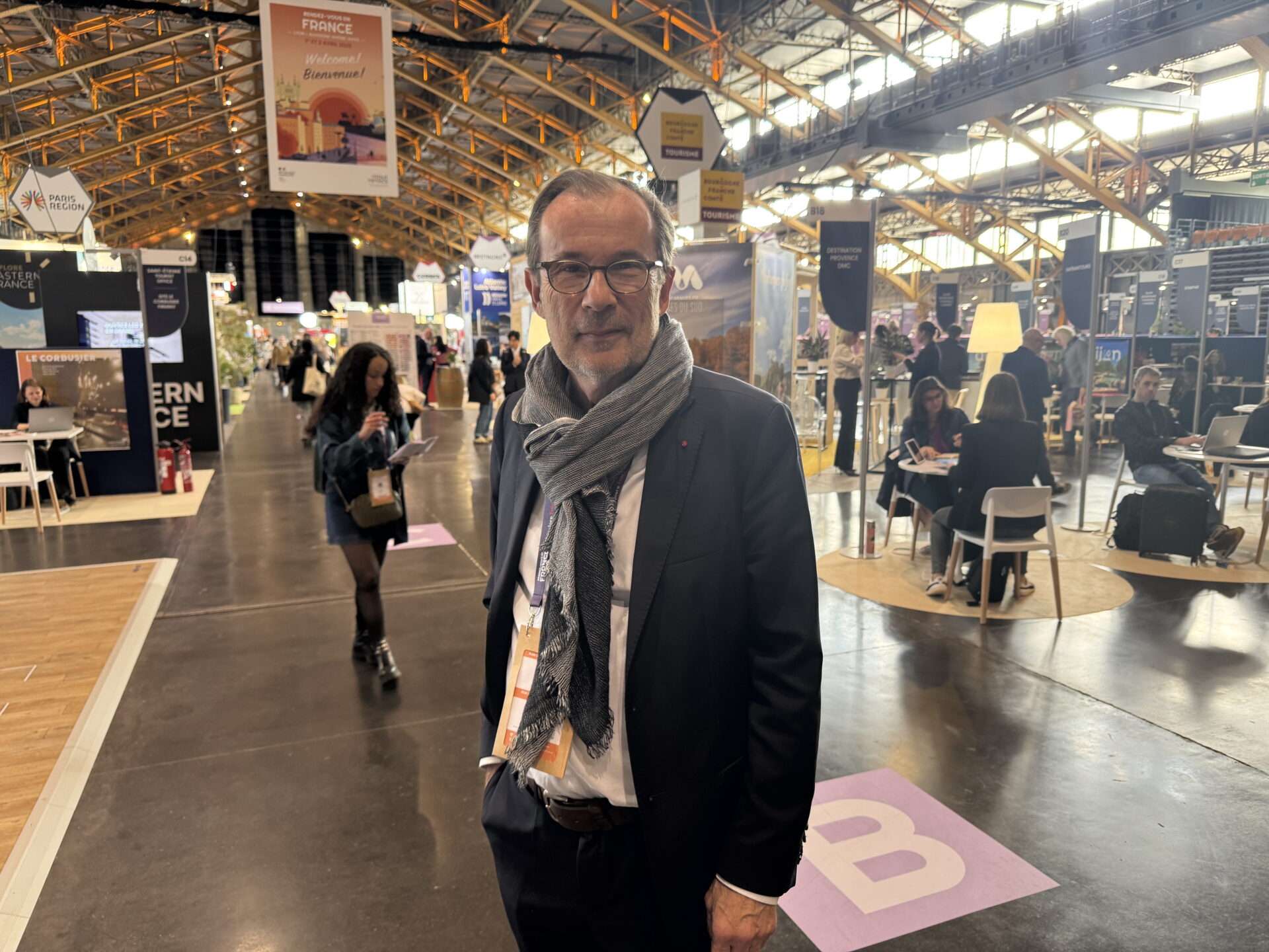 Christian MANTEI, au salon Rendez-vous en France Lyon 