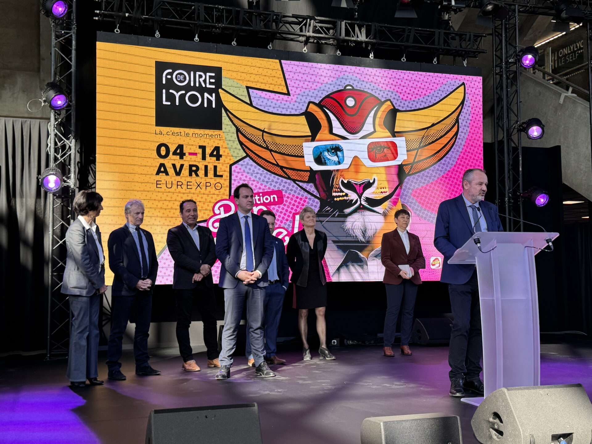 Christophe Bernollin, président de la Chambre de métier et de l’artisanat du Rhône à la 3ème Foire de France, labellisée Foire de France