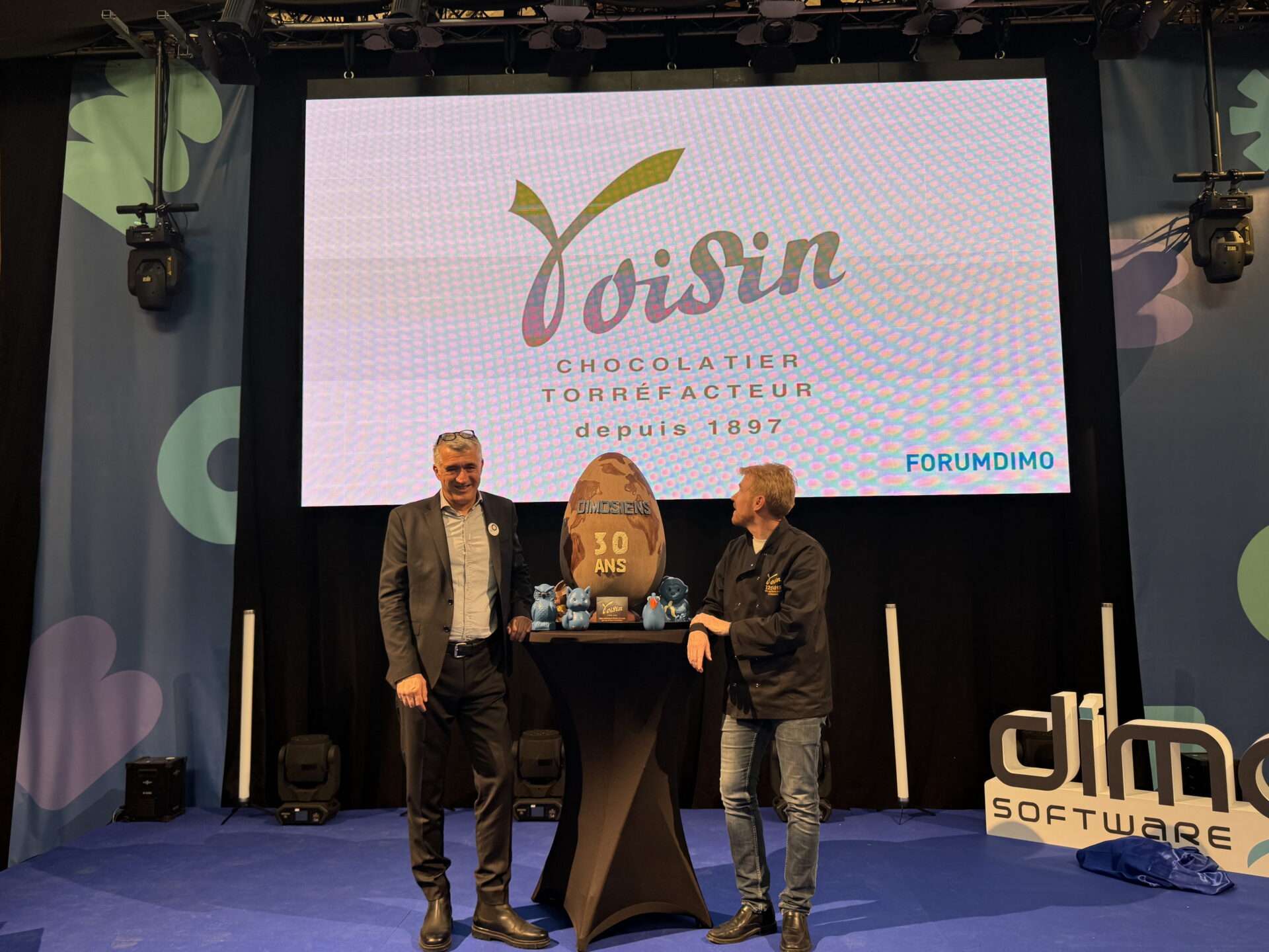 Jean-Paul Genoux et Franck Boucaud-Maitre, Chef d'entreprise, Cafés Chocolats VOISIN