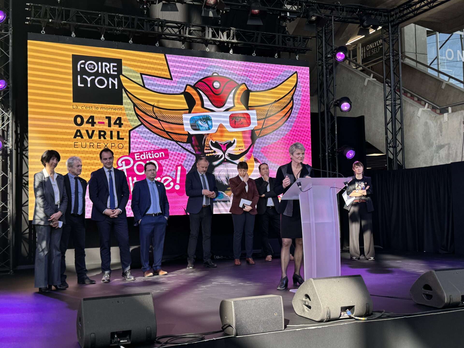 Hélène Duvivier, vice-présidente de la Métropole de Lyon déléguée au Tourisme à la foire de Lyon 2025