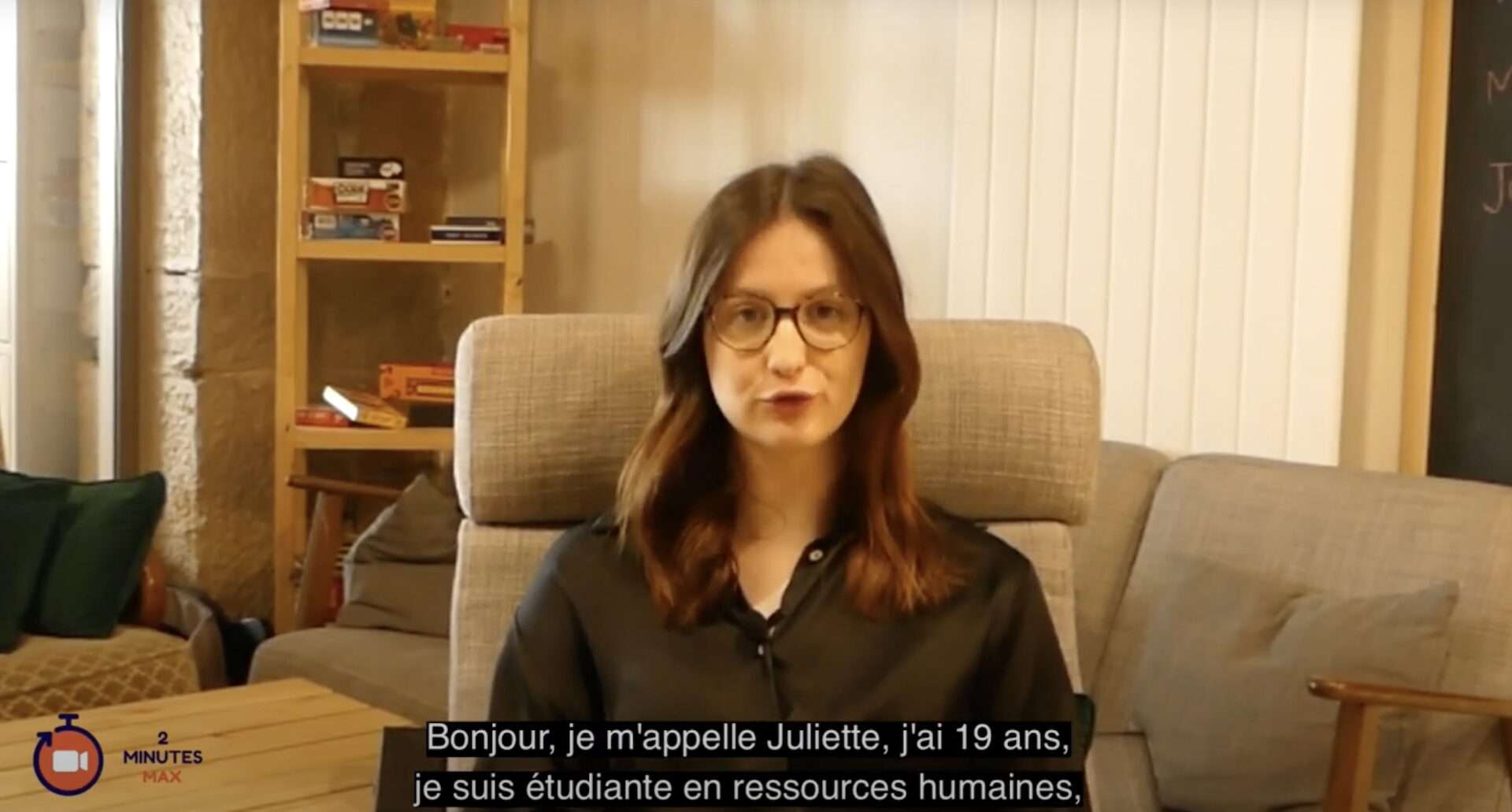 Juliette Bernard, co-fondatrice 2 Minutes Max 