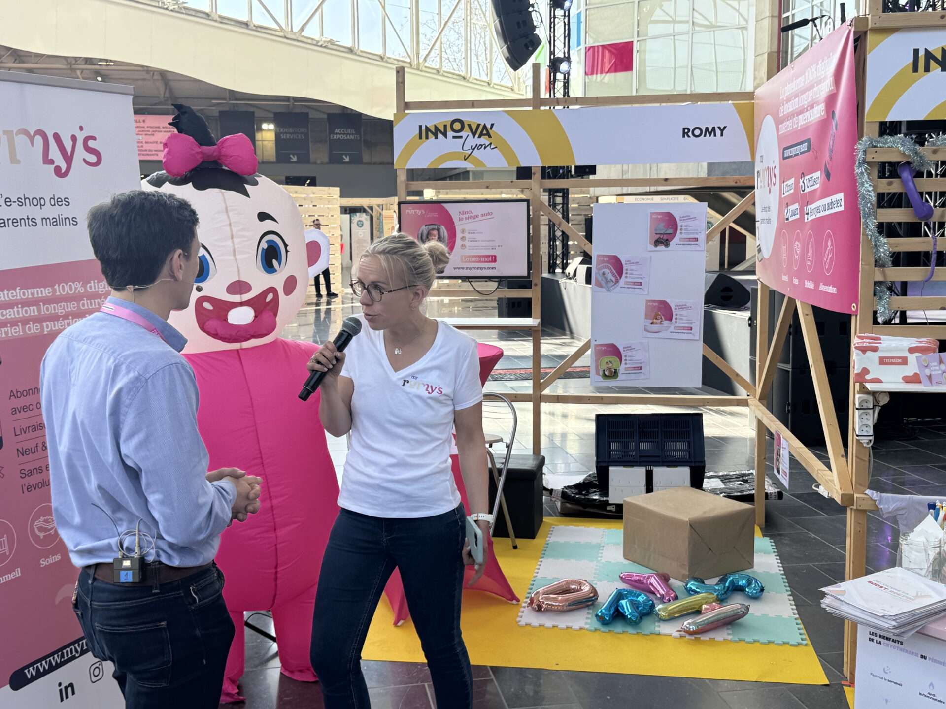 Laure FIVEL, Fondatrice ROMY SAS à la Foire de Lyon