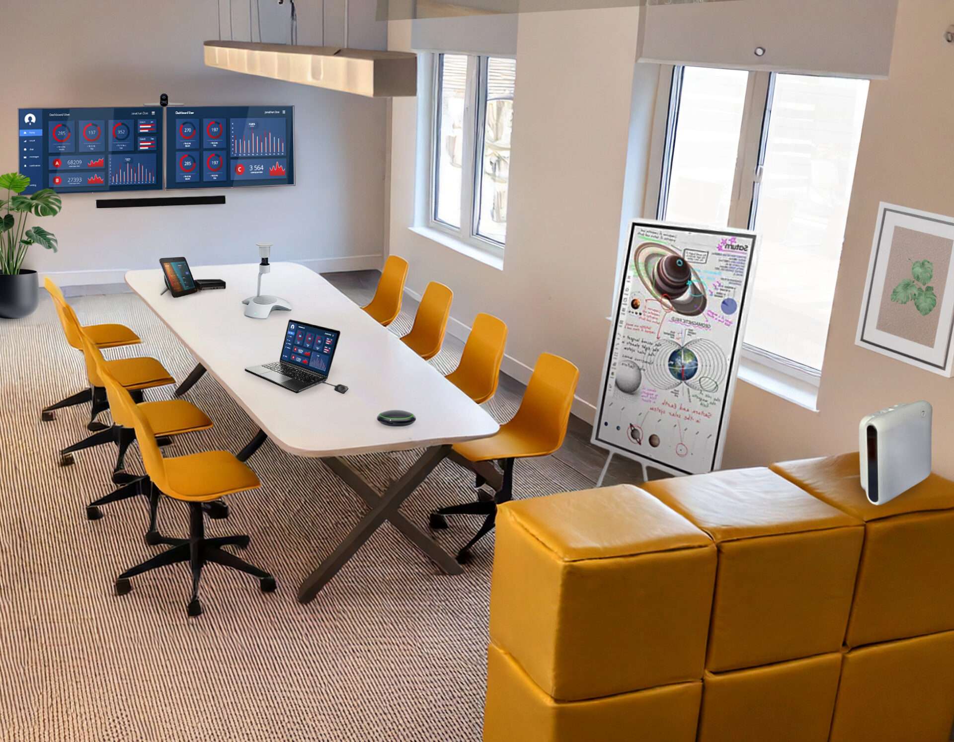 AKAIRO conçoit des environnements sensoriels sur-mesure, combinant audio, olfactif, affichage dynamique et réalité virtuelle pour enrichir l’expérience client.