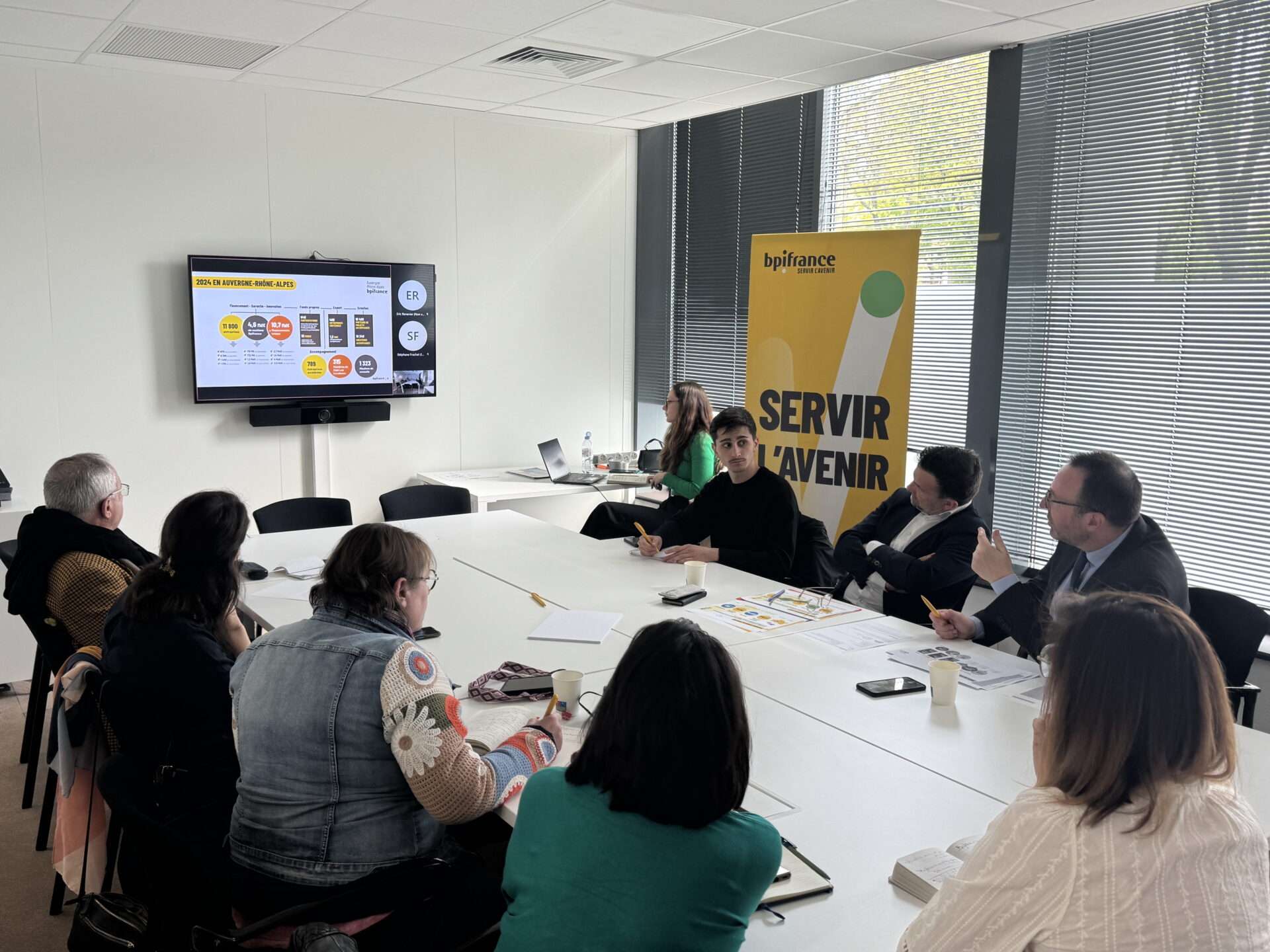  conférence de presse présentée par Yvan Demars, Directeur du réseau Auvergne-Rhône-Alpes et Charles-Eric Baltoglu, Directeur régional de Bpirance