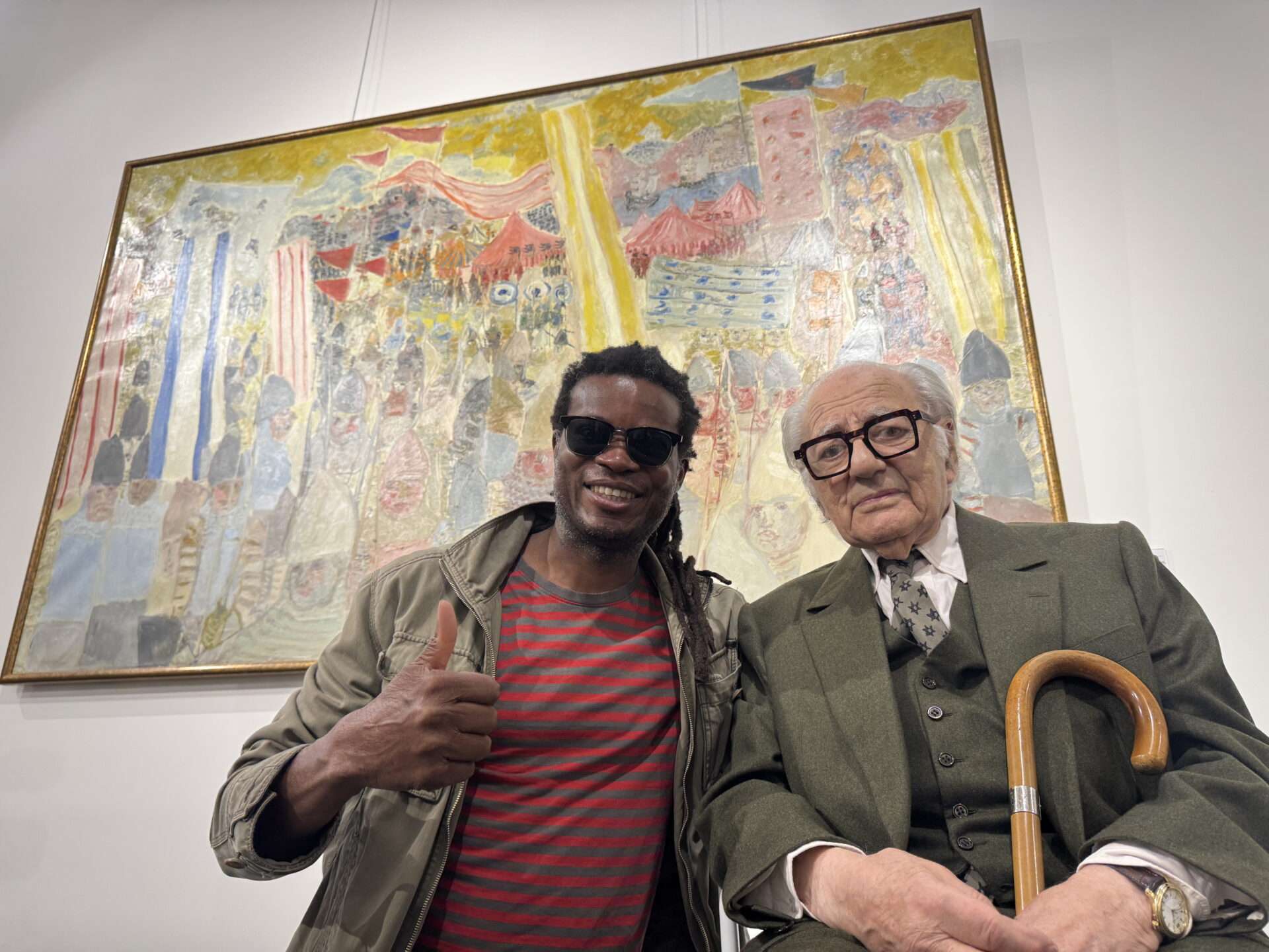 Dorothée Oké et Jean Fusaro au Musée Jean Couty