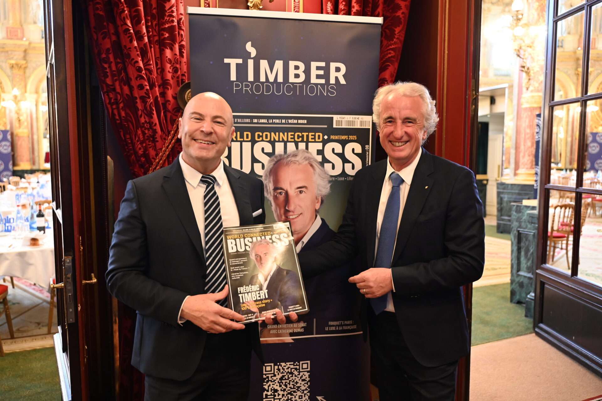 Olivier Couraud, Président OLIVIER CLAIRE et Frédéric TIMBERT, président TIMBER Productions