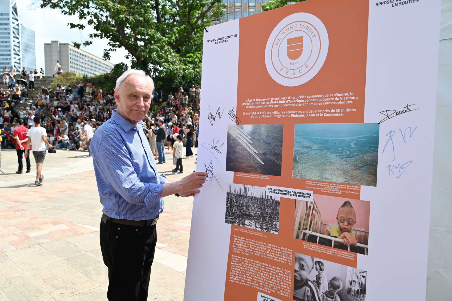 Alain LABAT, Président association Lyon-Singapour à la Journée des Cultures d'Asie 