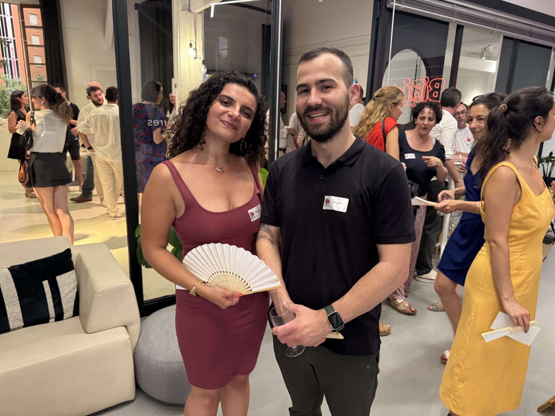 Marion Basma et Enzo Pelardy étaient aux 10 ans de la French Tech Saint-Étienne Lyon.