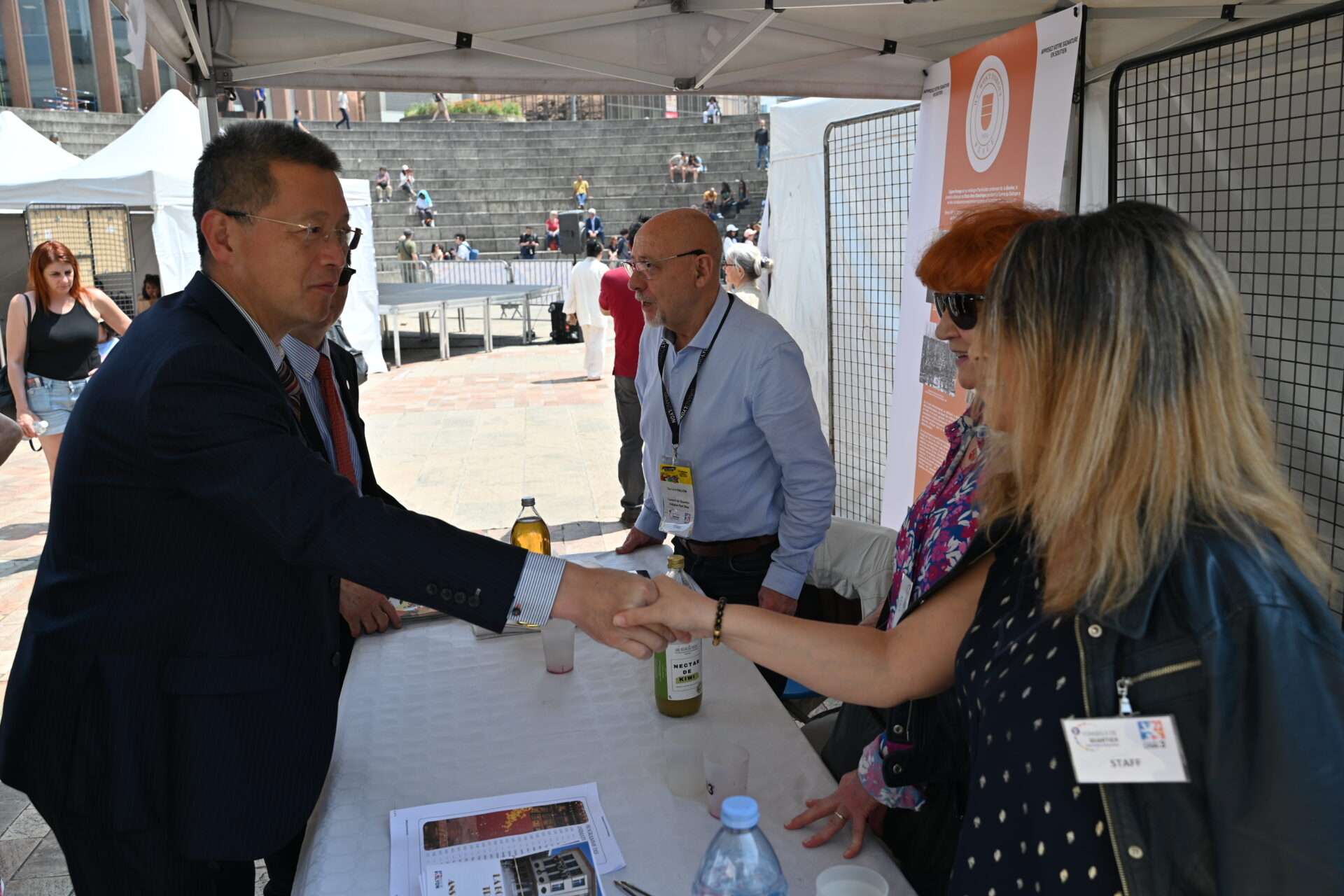 Yu Jiang reçu à la journée des cultures Asie