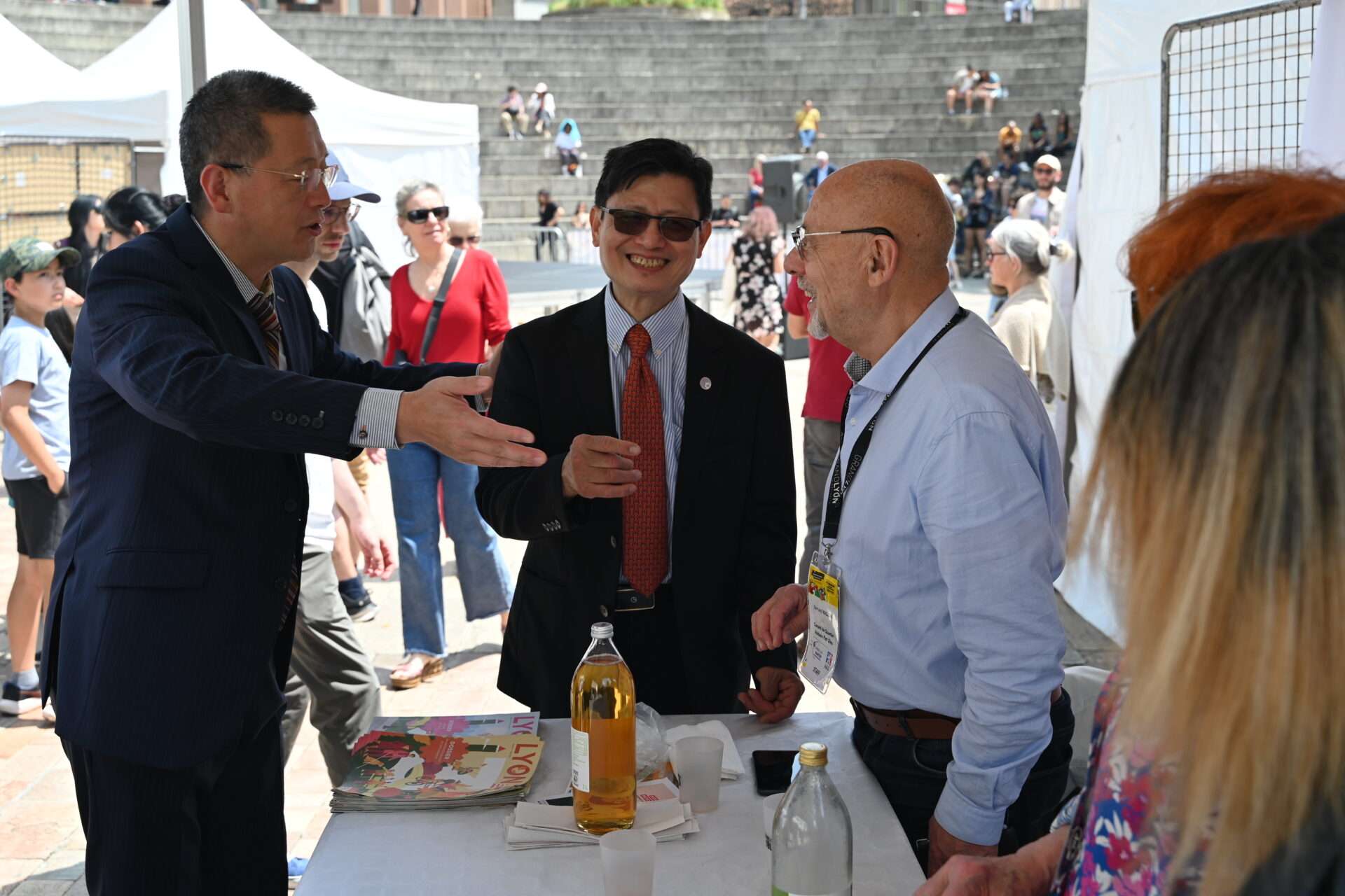 Yu Jiang reçu à la journée des cultures Asie