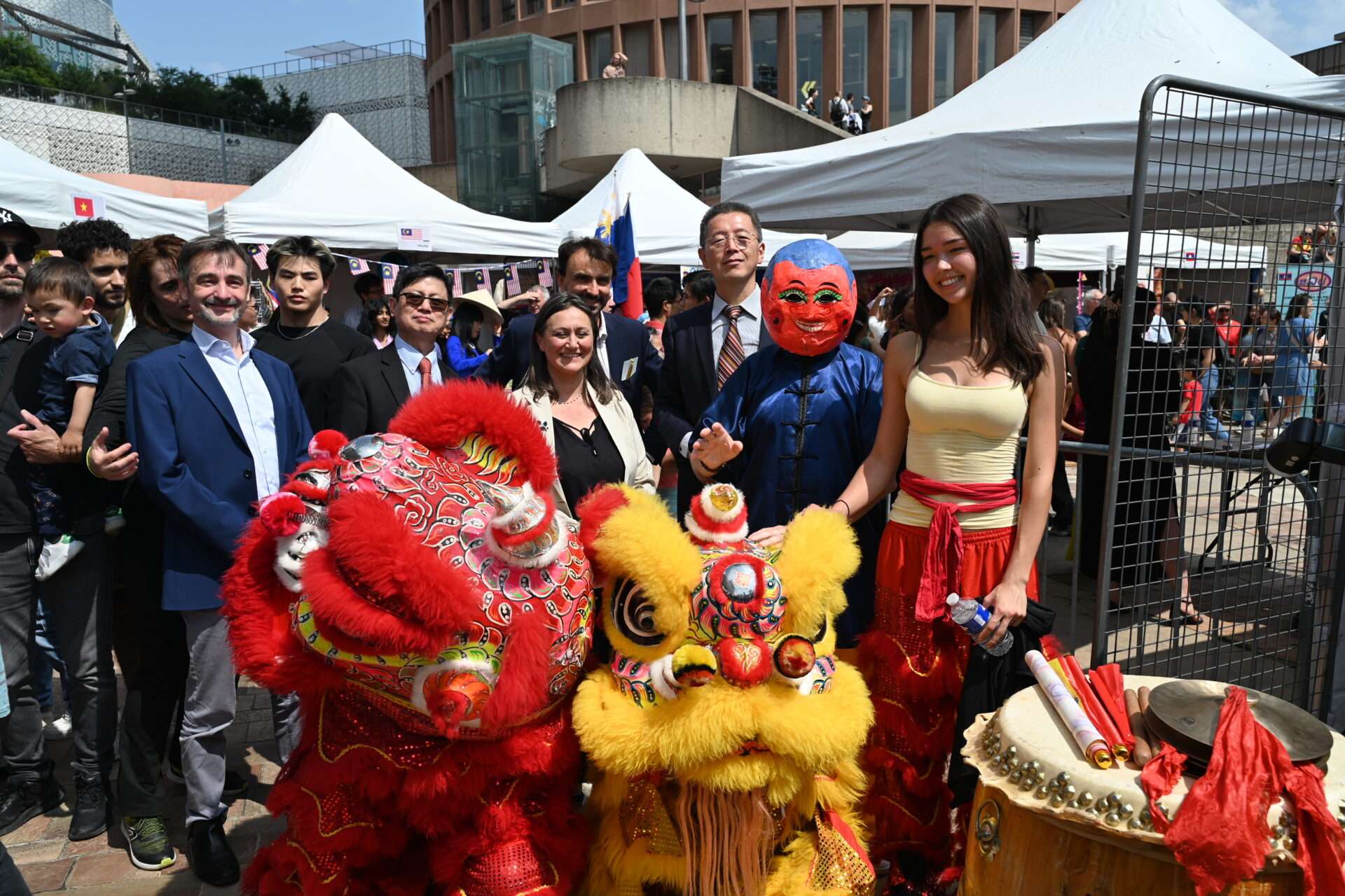 danse Lion à Lyon -culture Asie
