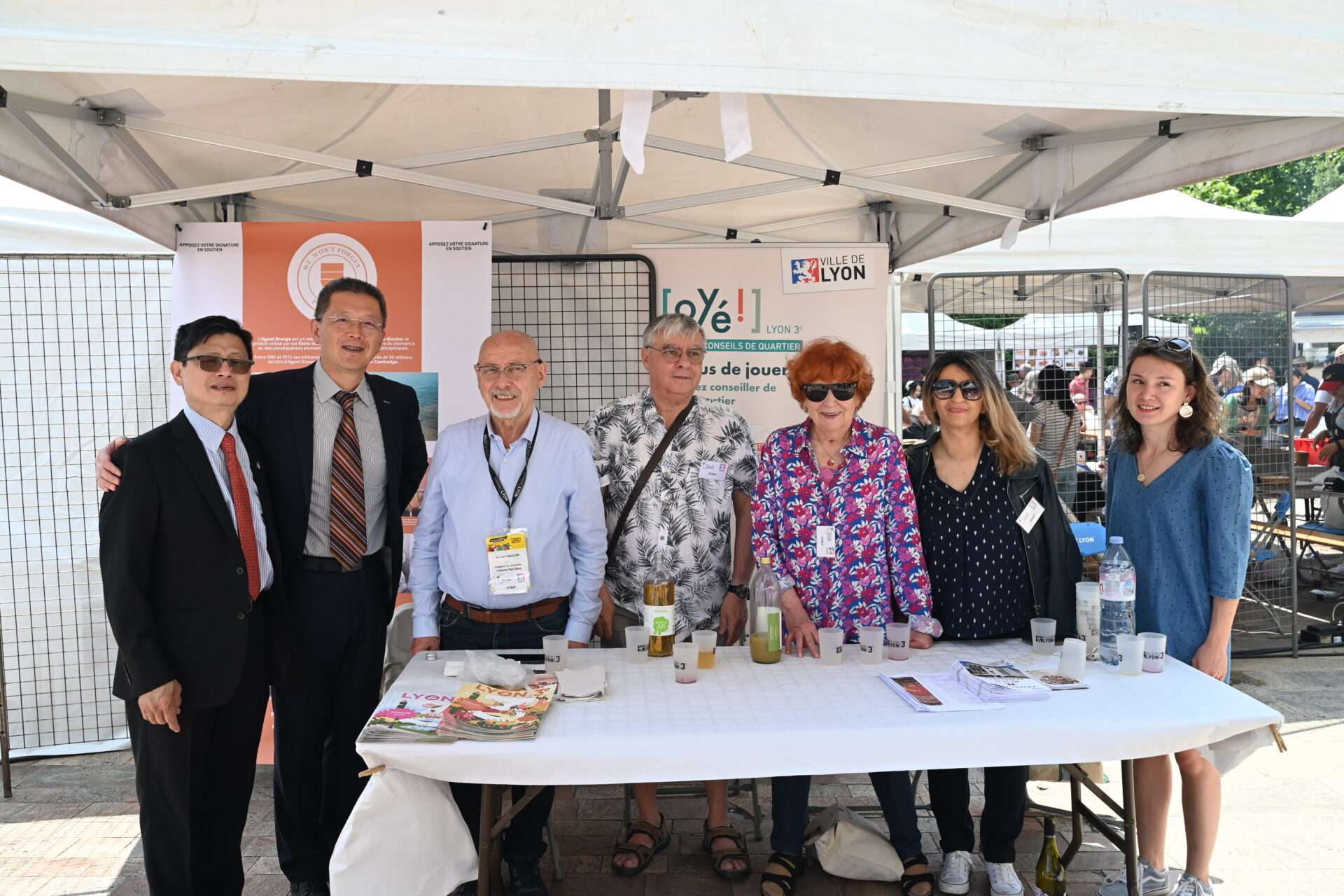 Yu Jiang, Consul Général de Chine à Lyon et Kear KUN LO_Journée des Cultures d'Asie 2025