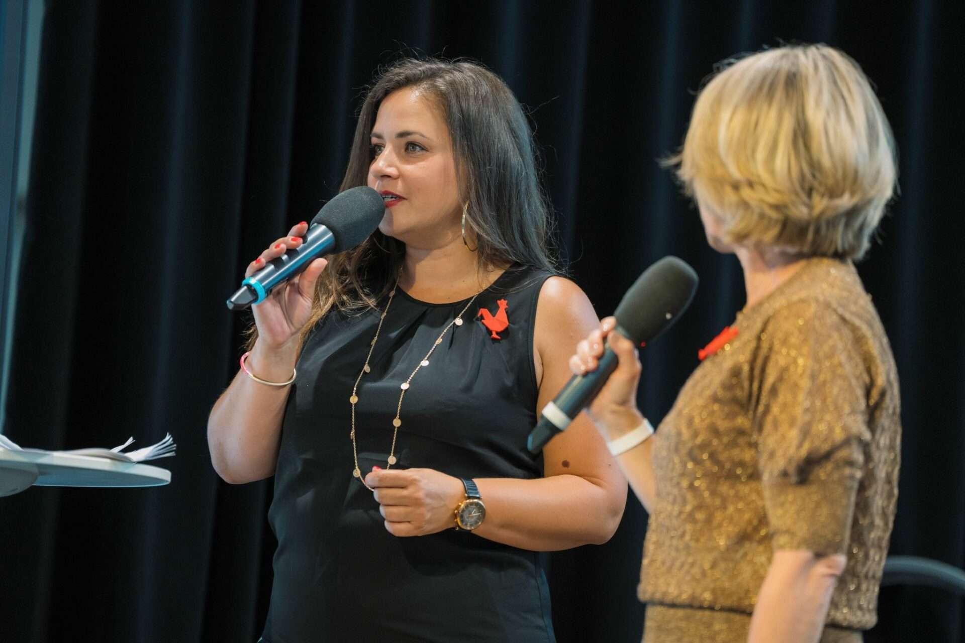 Maud Charaf et Denise Hoblingre-French Tech Saint-Étienne Lyon (crédit photo : Vincent Forgeron)