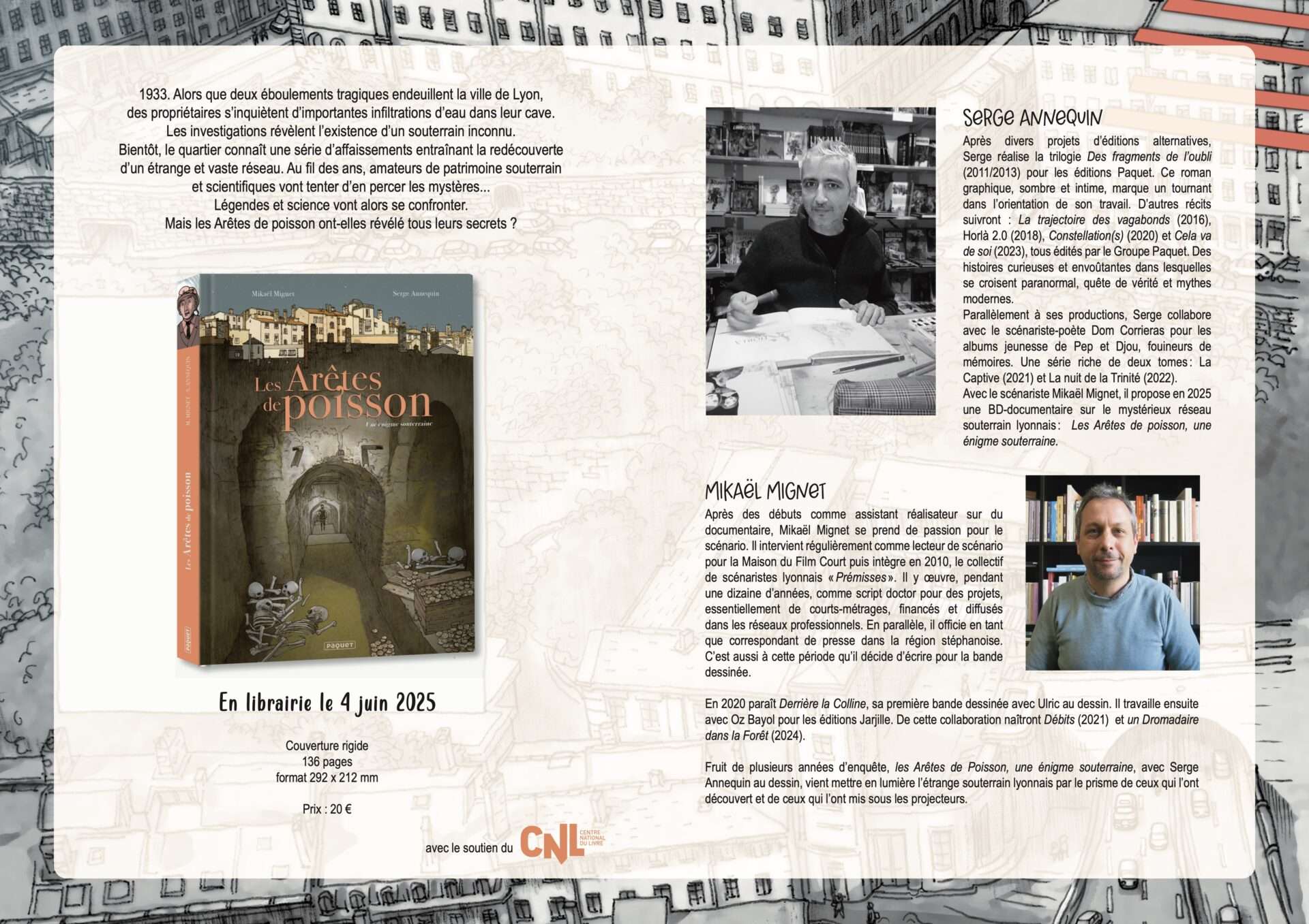 Souterrains de Lyon : une BD enquête sur l’énigme des Arêtes de Poisson