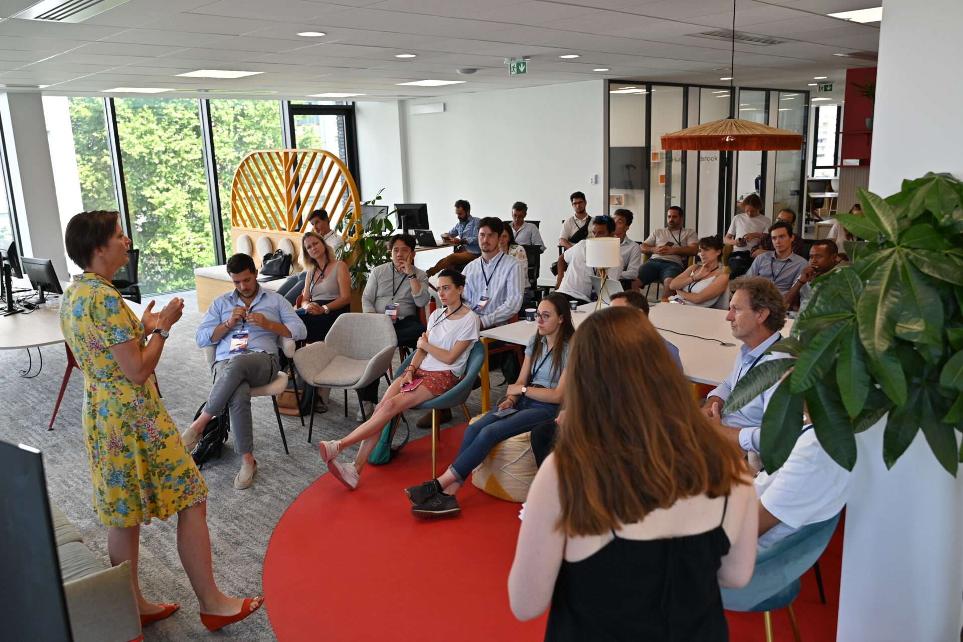 conf de Marie Soufflot, Directrice Start-Up et Entreprises Innovantes à Banque Populaire Auvergne Rhône Alpes