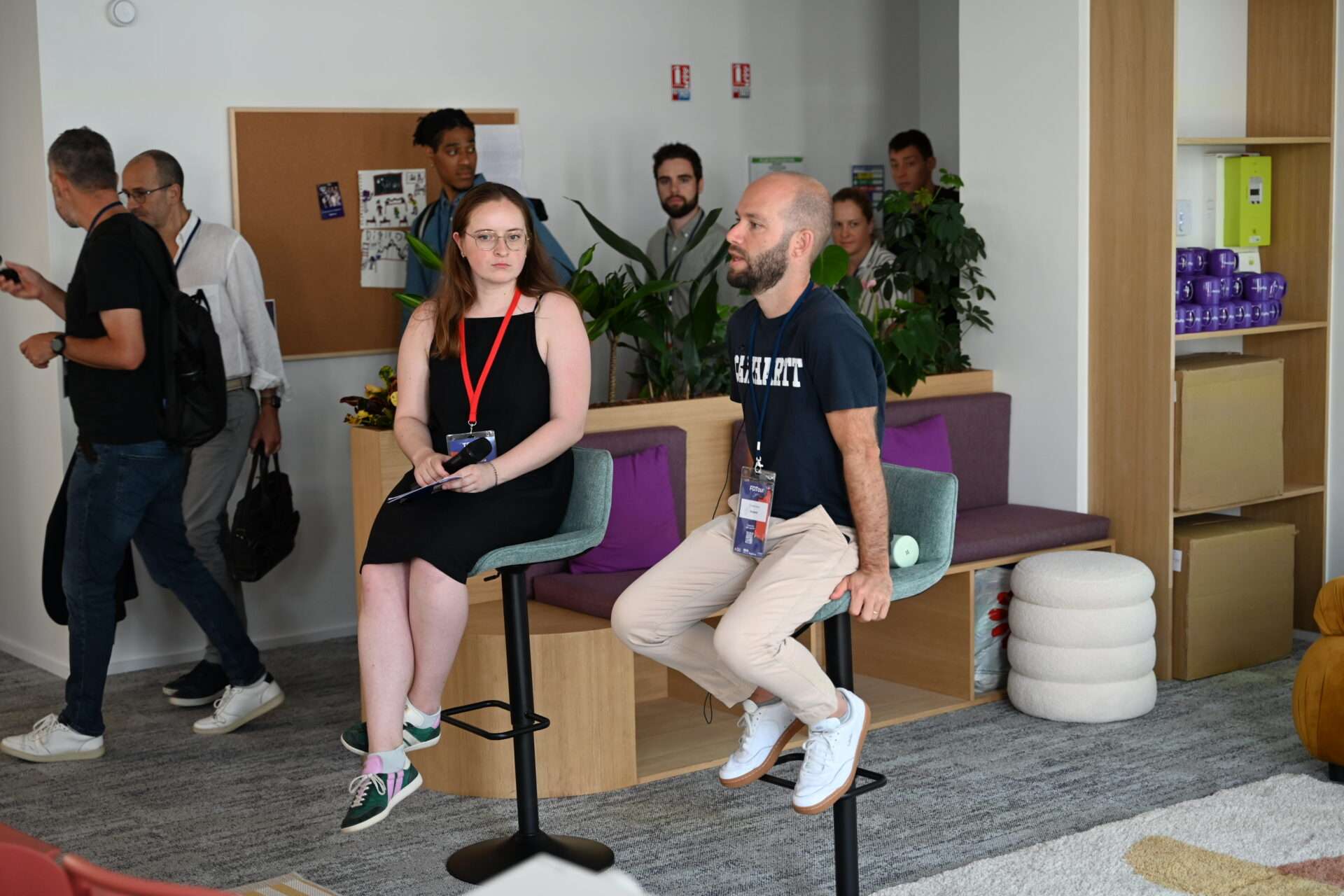 Jeremie Sicsic, CEO Keenest et Margot Dessus, France Digitale - la conf bat son plein 