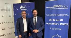 Économie régionale : l’Ordre des experts-comptables tire la sonnette d’alarme sur les TPE-PME d’Auvergne-Rhône-Alpes Trois trimestres consécutifs de recul fragilisent les TPE-PME d’Auvergne-Rhône-Alpes, selon les derniers chiffres communiqués par l’Ordre des experts-comptables. (Damien Cartel, président de l’Ordre des experts-comptables Auvergne-Rhône-Alpes et Fabrice Pannekoucke, président de la région)