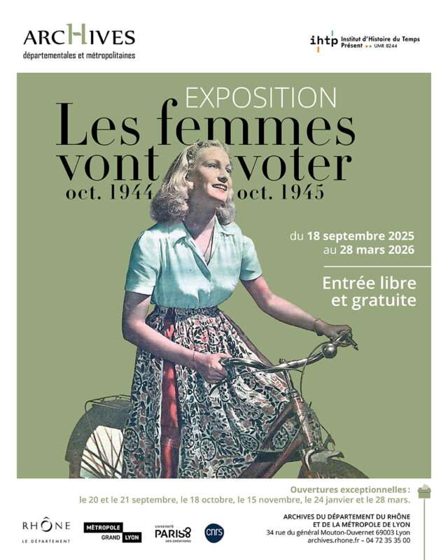 80 ans du droit de vote des femmes : une grande exposition aux Archives de Lyon