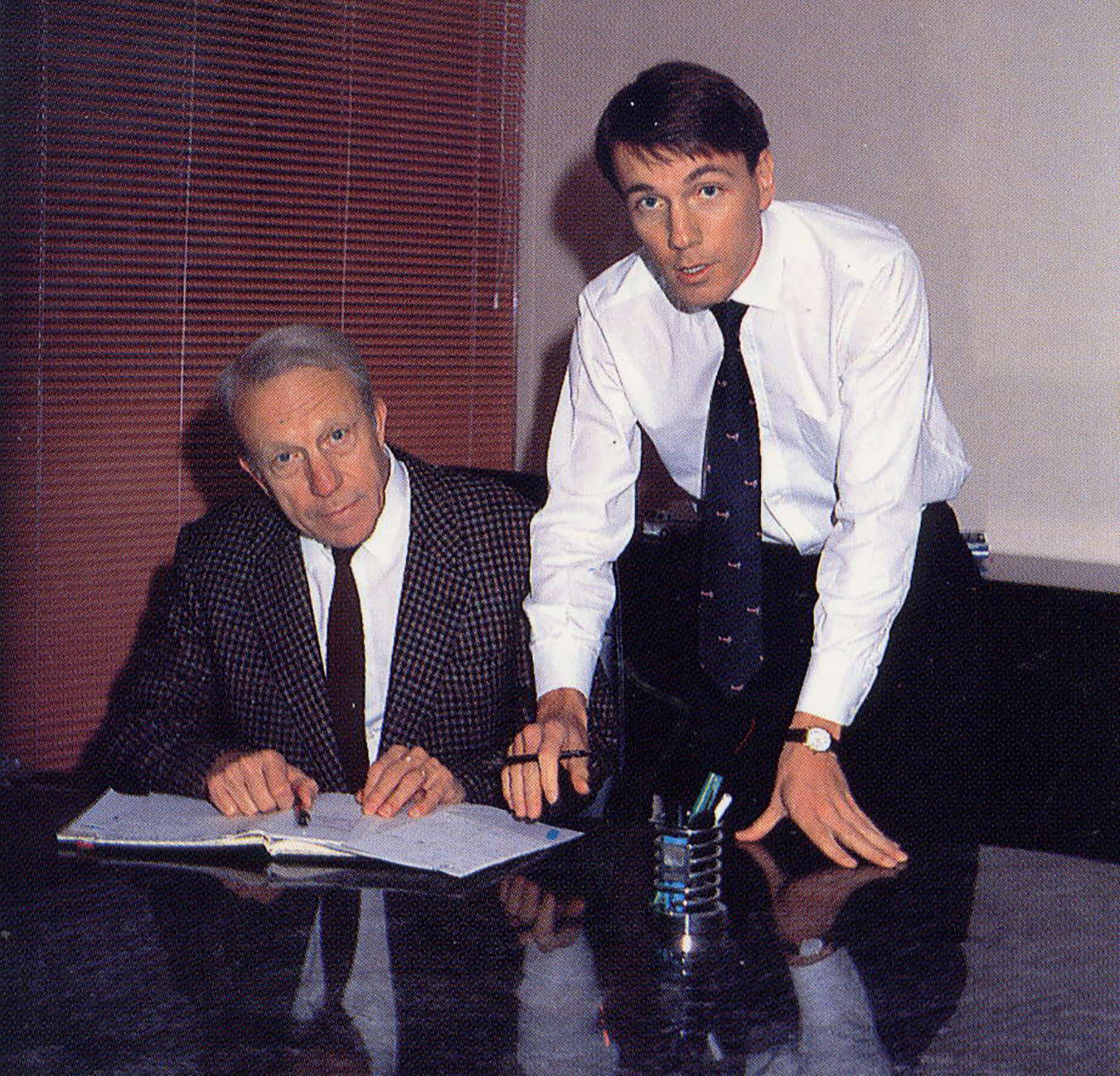 Léo et Marc Philibert_léo Philibert père de marc Philibert actuel Président, années 80 sans date précise